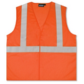 S362 Aware Wear ANSI Class 2 Mesh Hi-Viz Orange Economy Vest (Large)